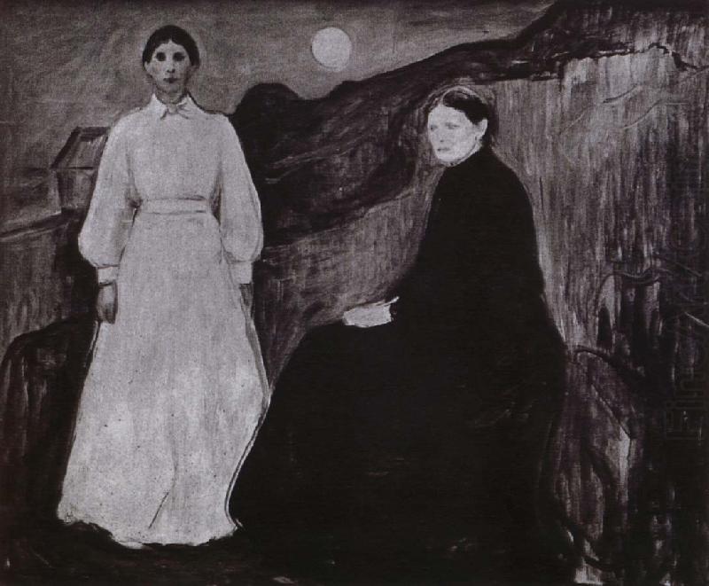 Mother  and daughter, Edvard Munch